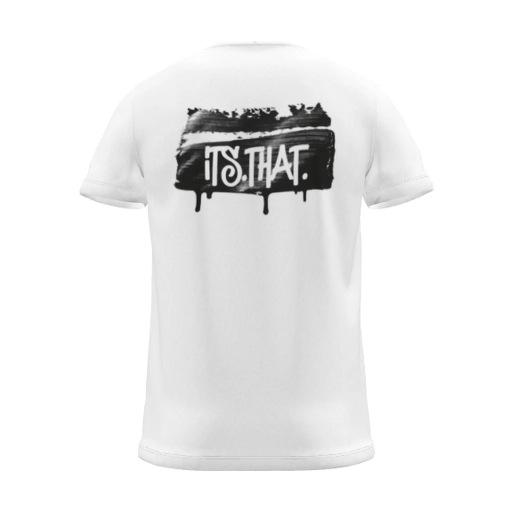 'Graffiti' Word-art | Backprint T-shirt, back view