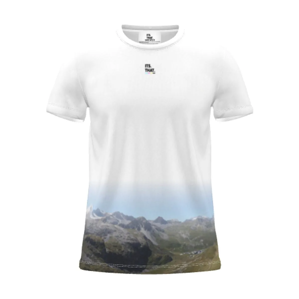 Its.That. Tignes Alpine 360 Wrap Tee, front view
