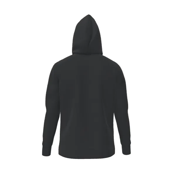 Charcoal Hoodie, back view