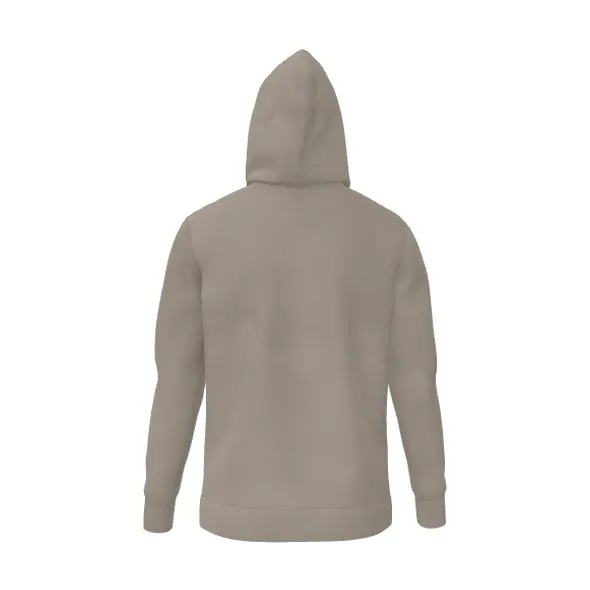 Taupe Hoodie, back view