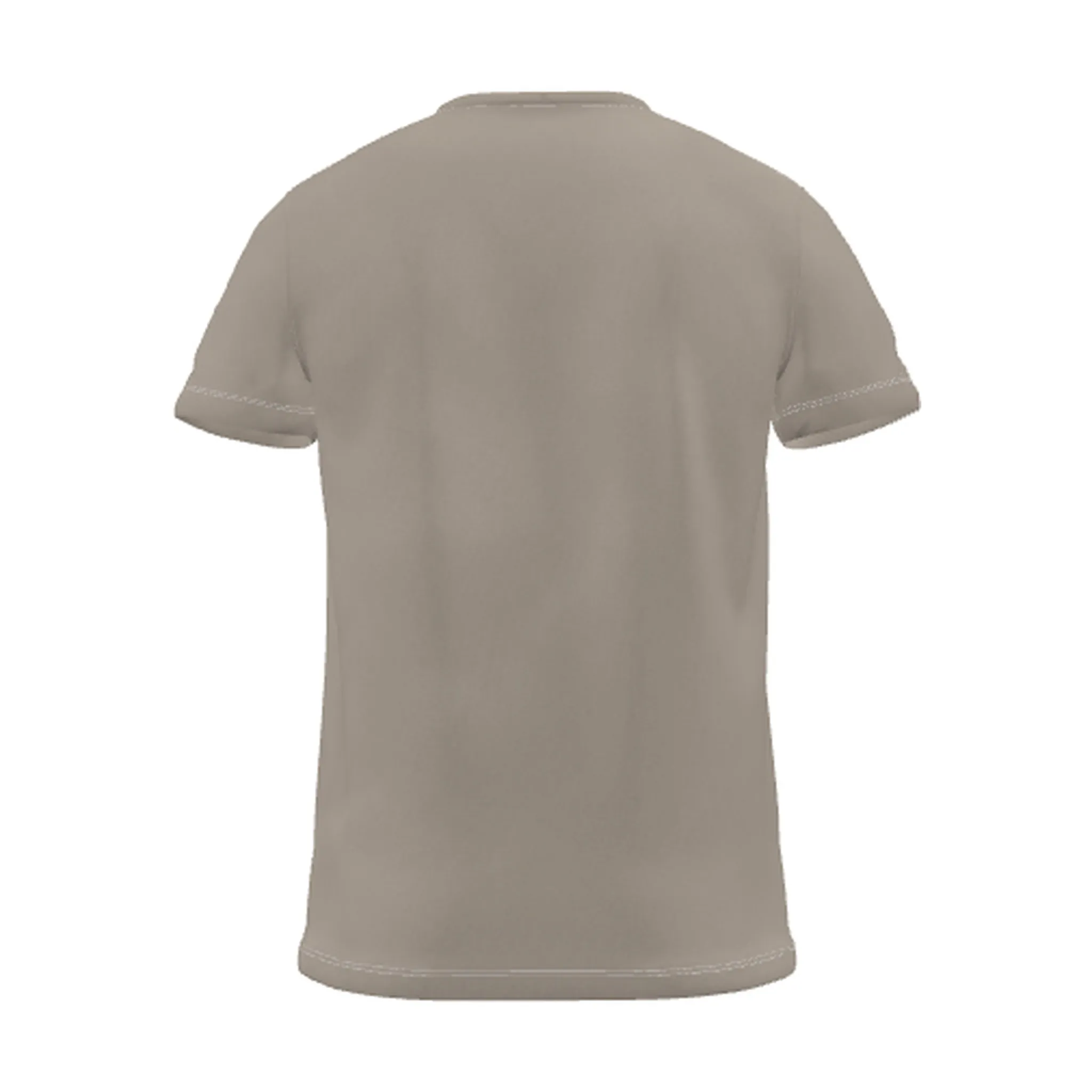 Taupe T-Shirt, back view