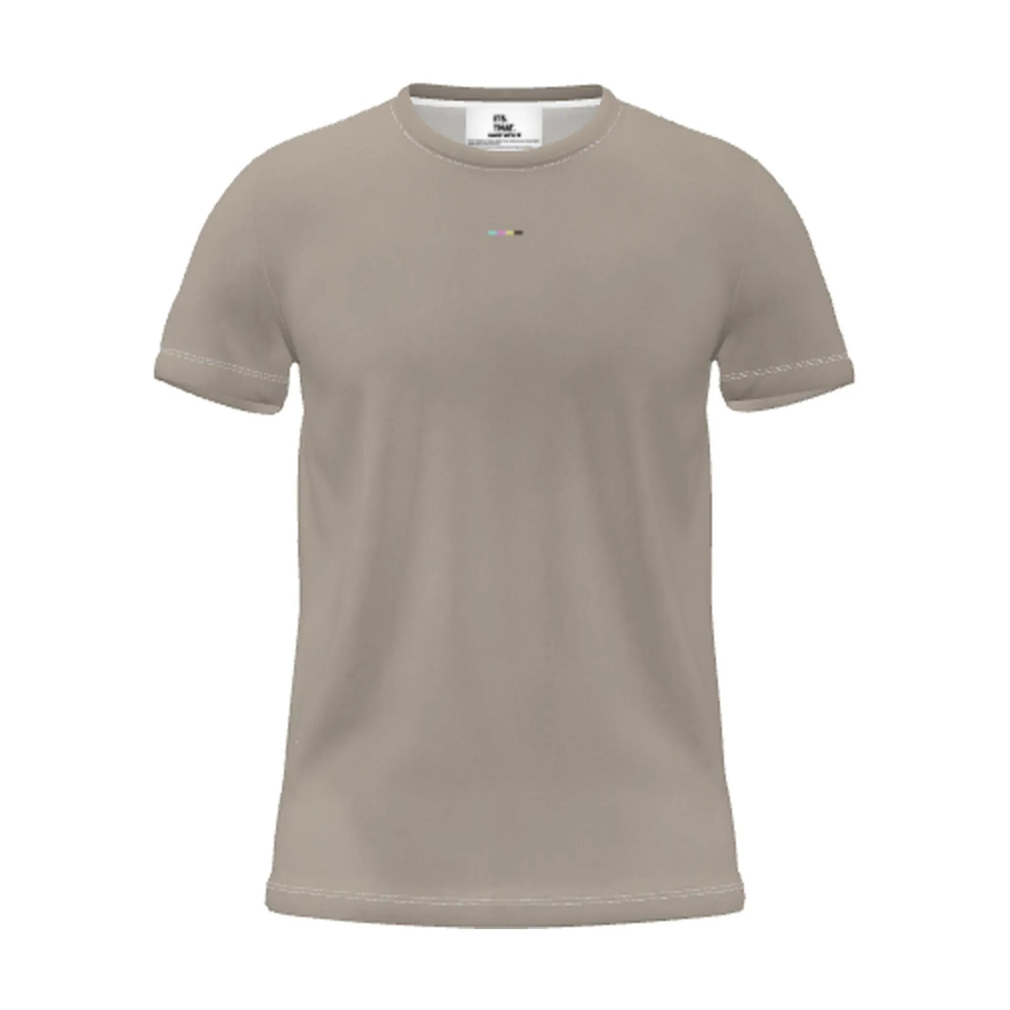 Taupe T-Shirt, front view