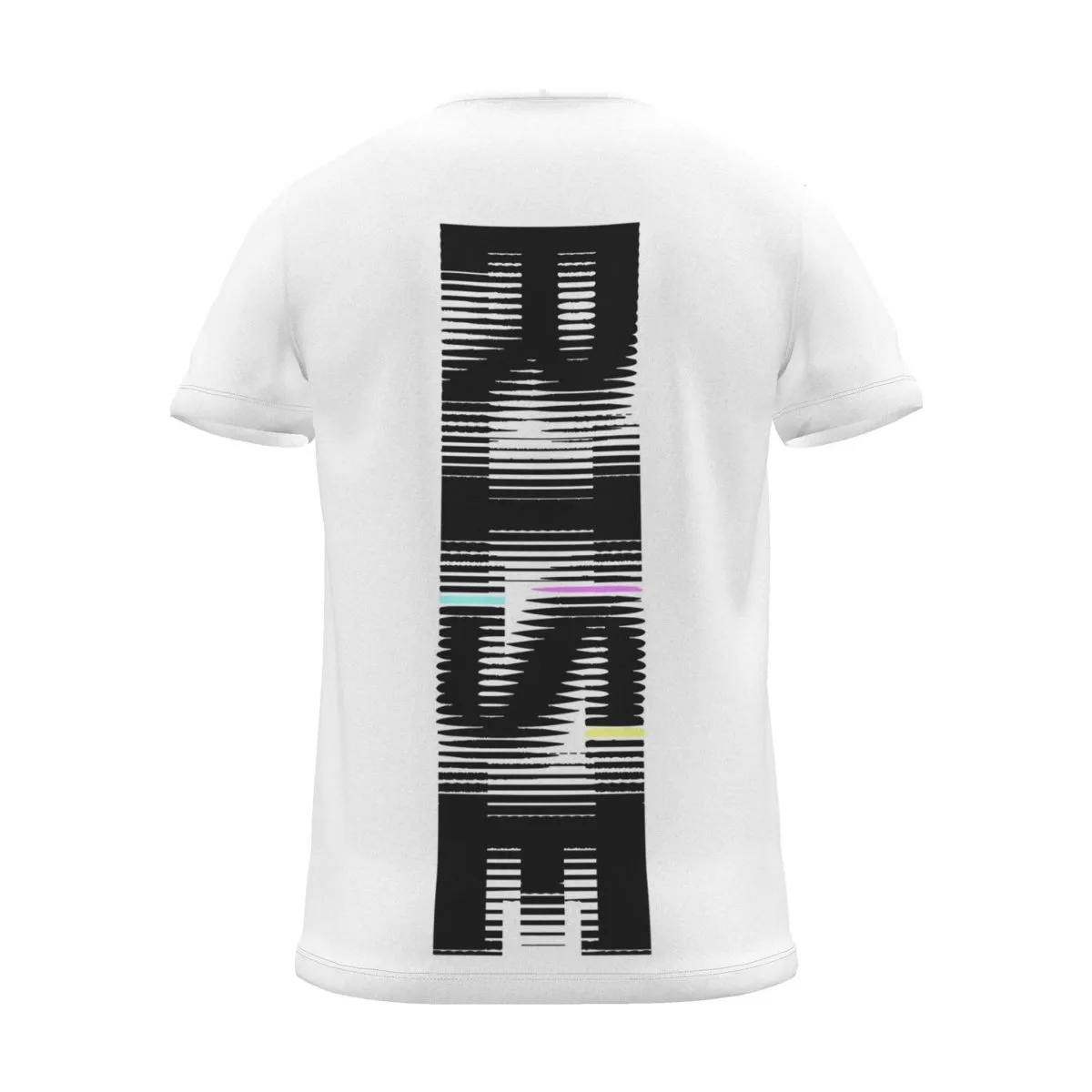 Its.That. Rise Word-Art Tee (CMYK), white, back view