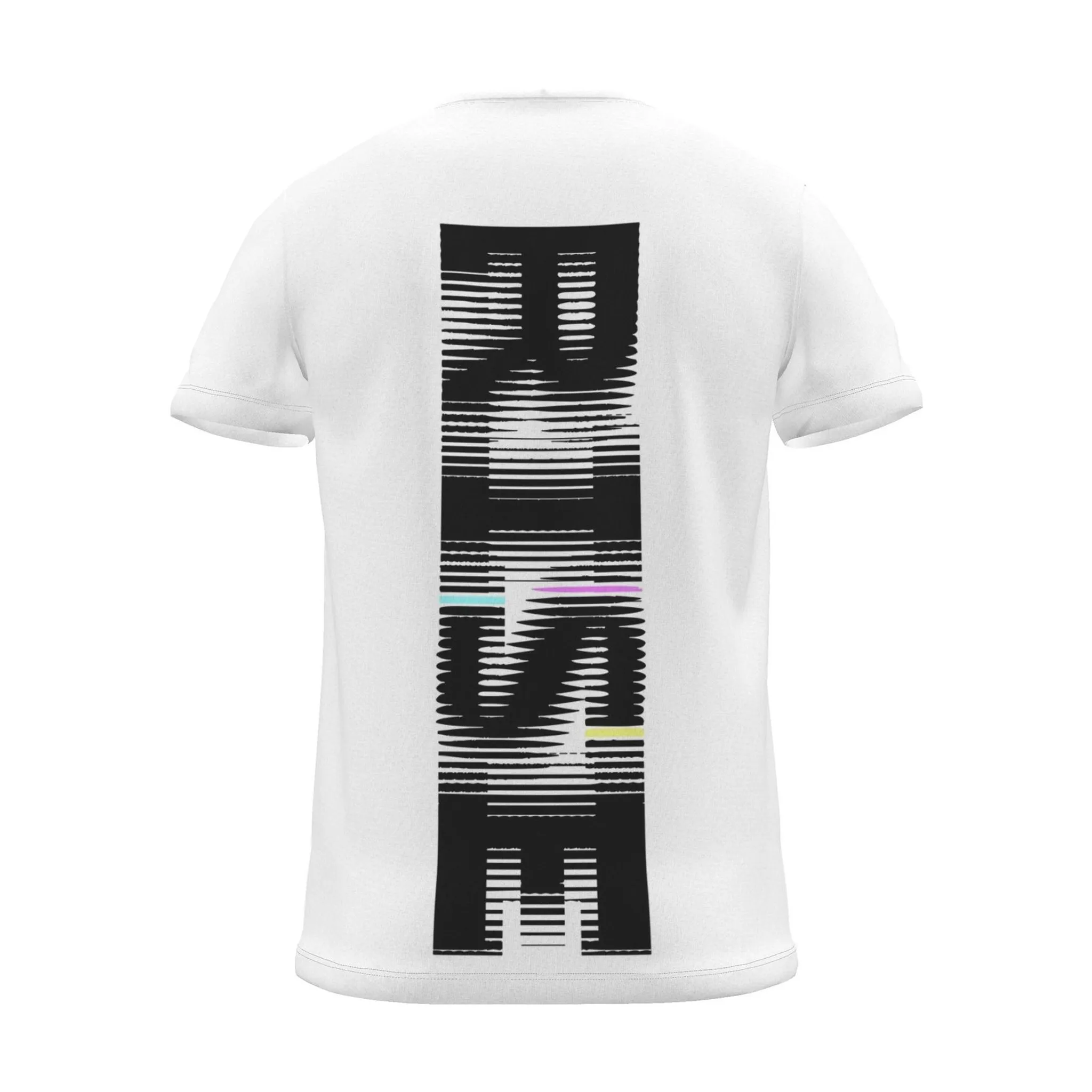 Its.That. Rise Word-Art Tee (CMYK), white, back view