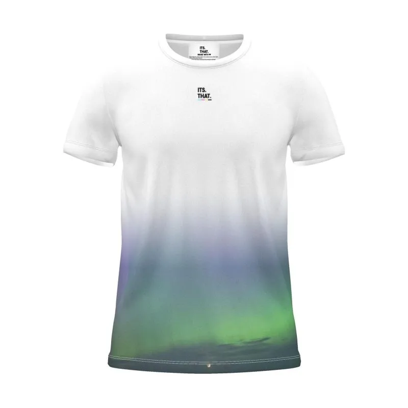 Its.That. Aurora Sky (All-Over Tee), front view