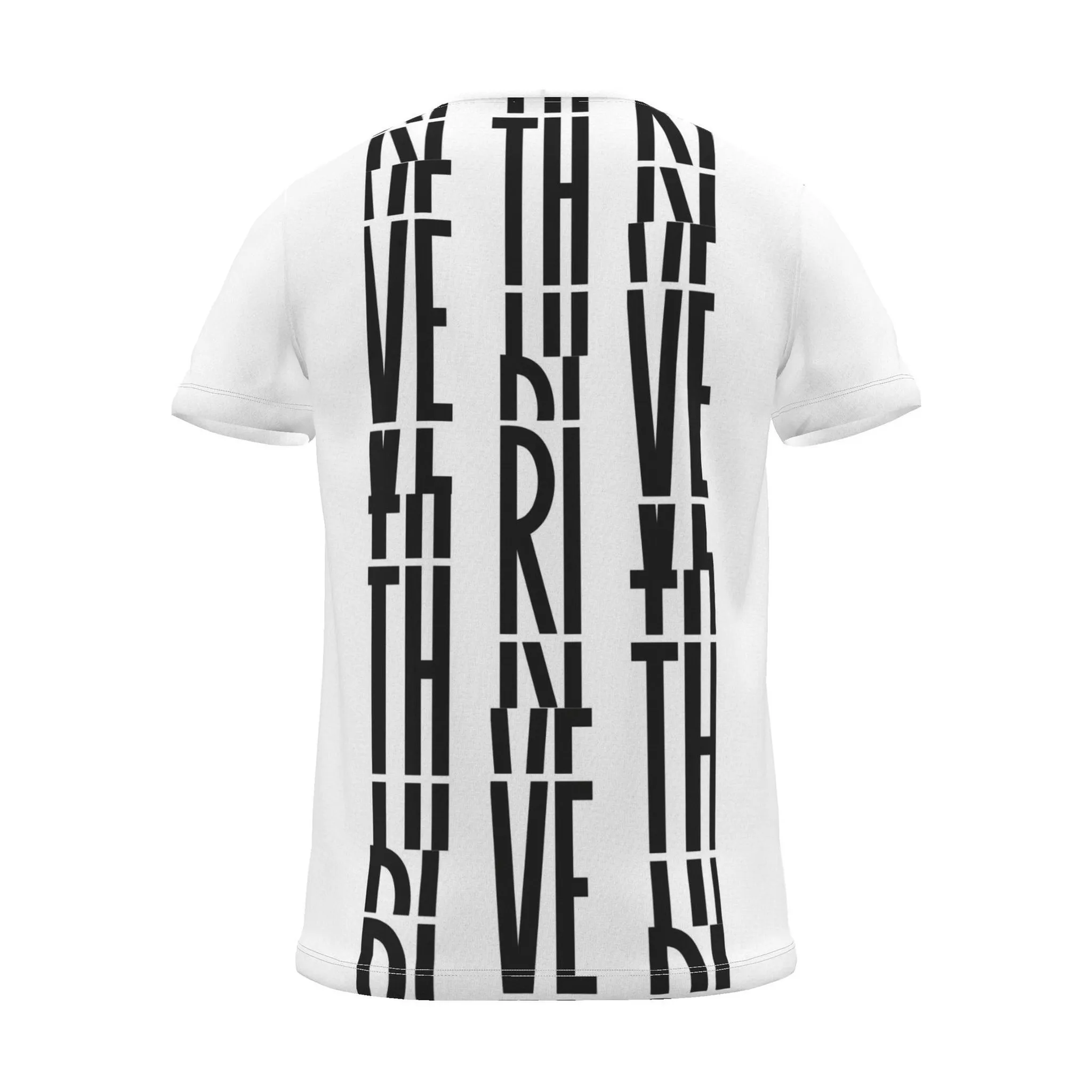 Its.That. Thrive Word-Art Tee, white, back view