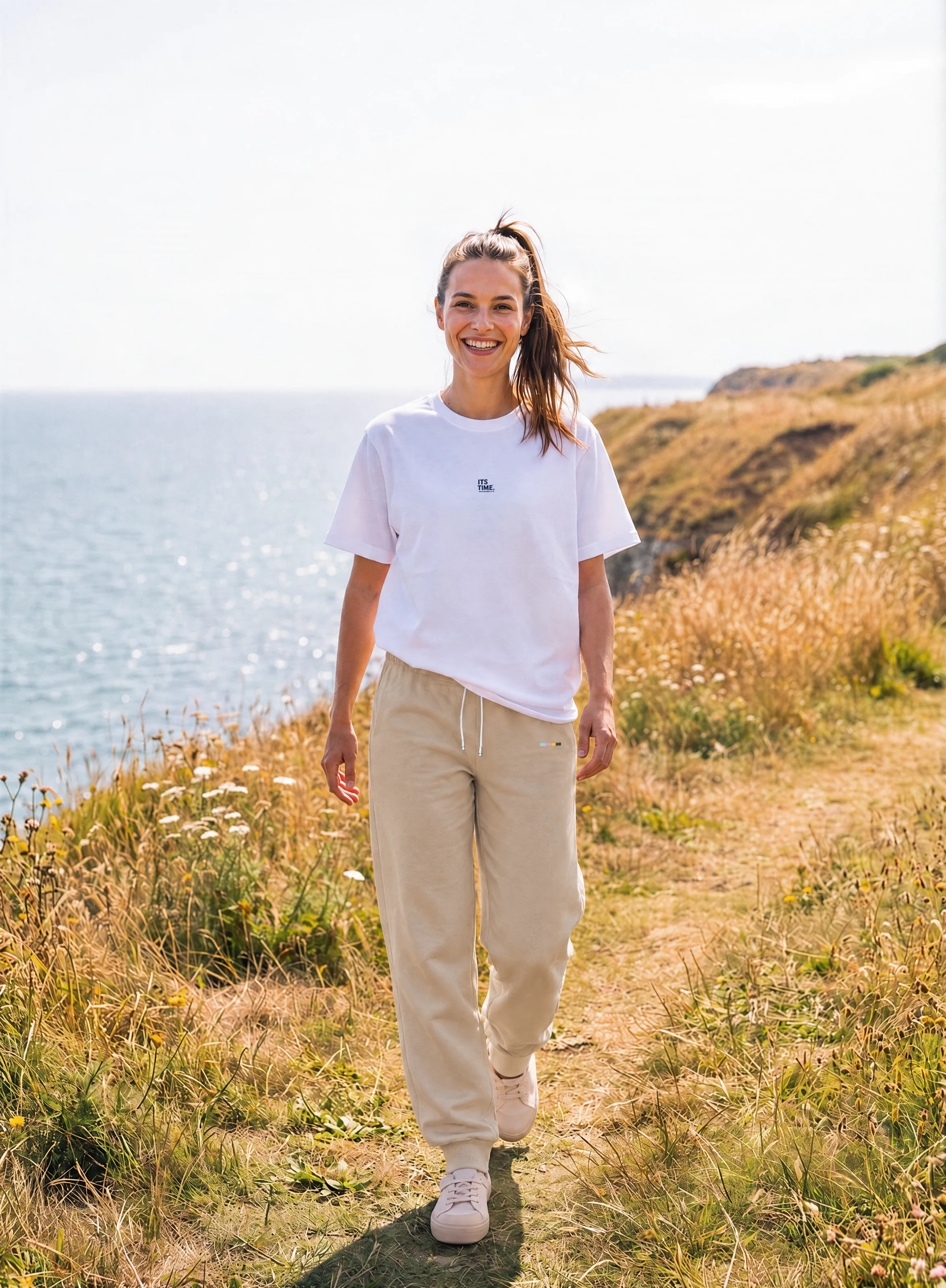Oat Joggers, front view