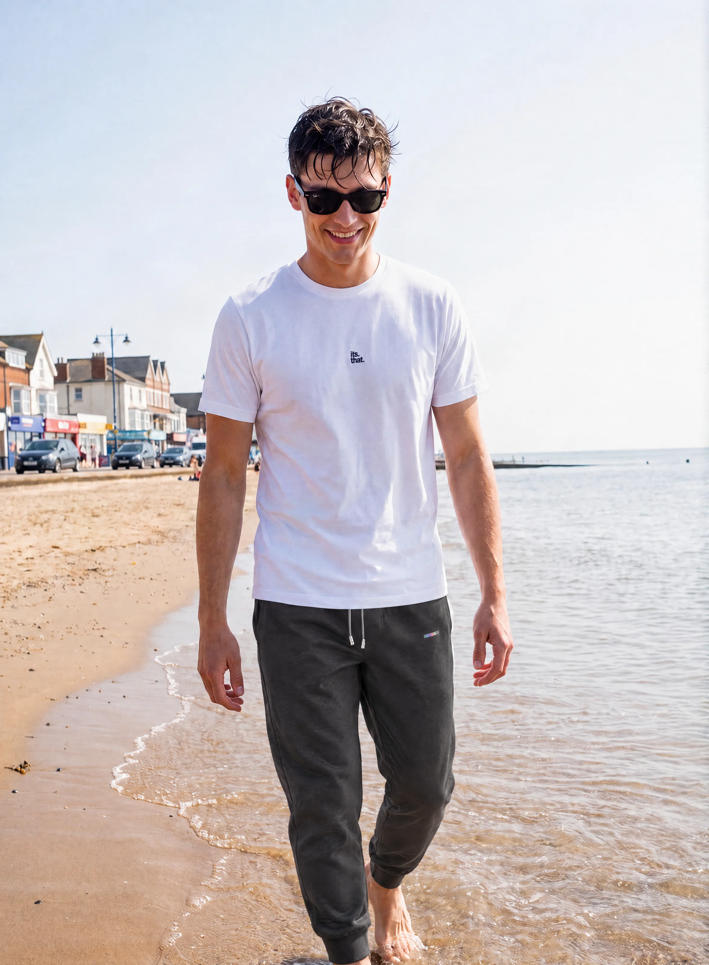Charcoal Joggers, front view