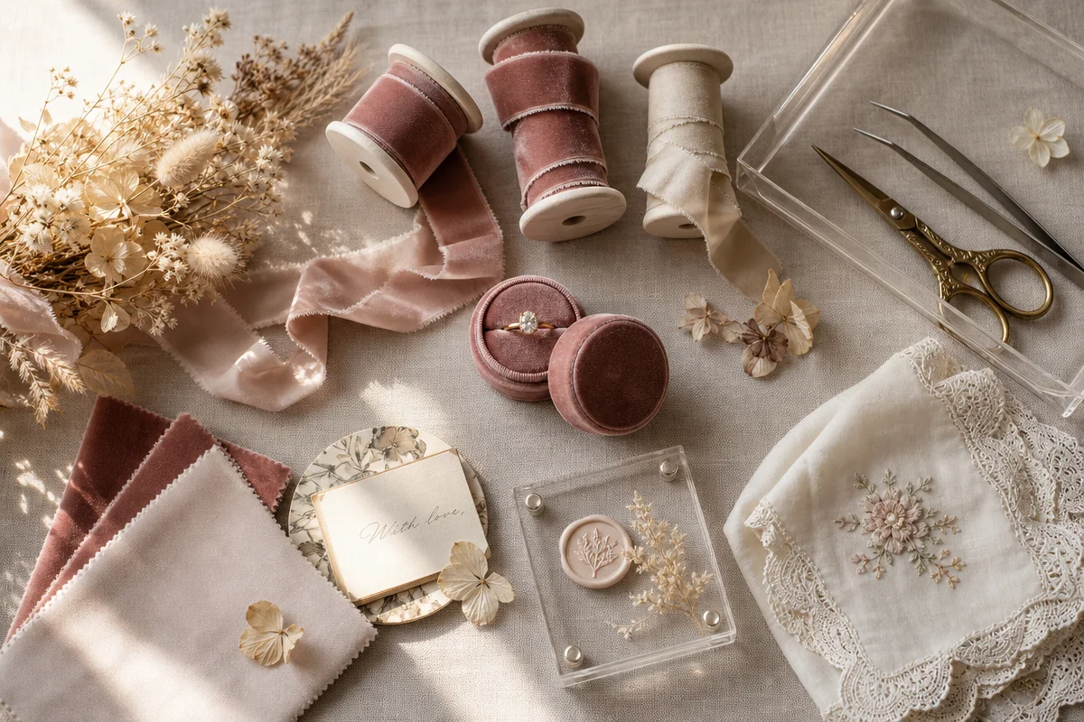 Wedding Flat Lay Styling Kit Must-Haves for Wedding ...