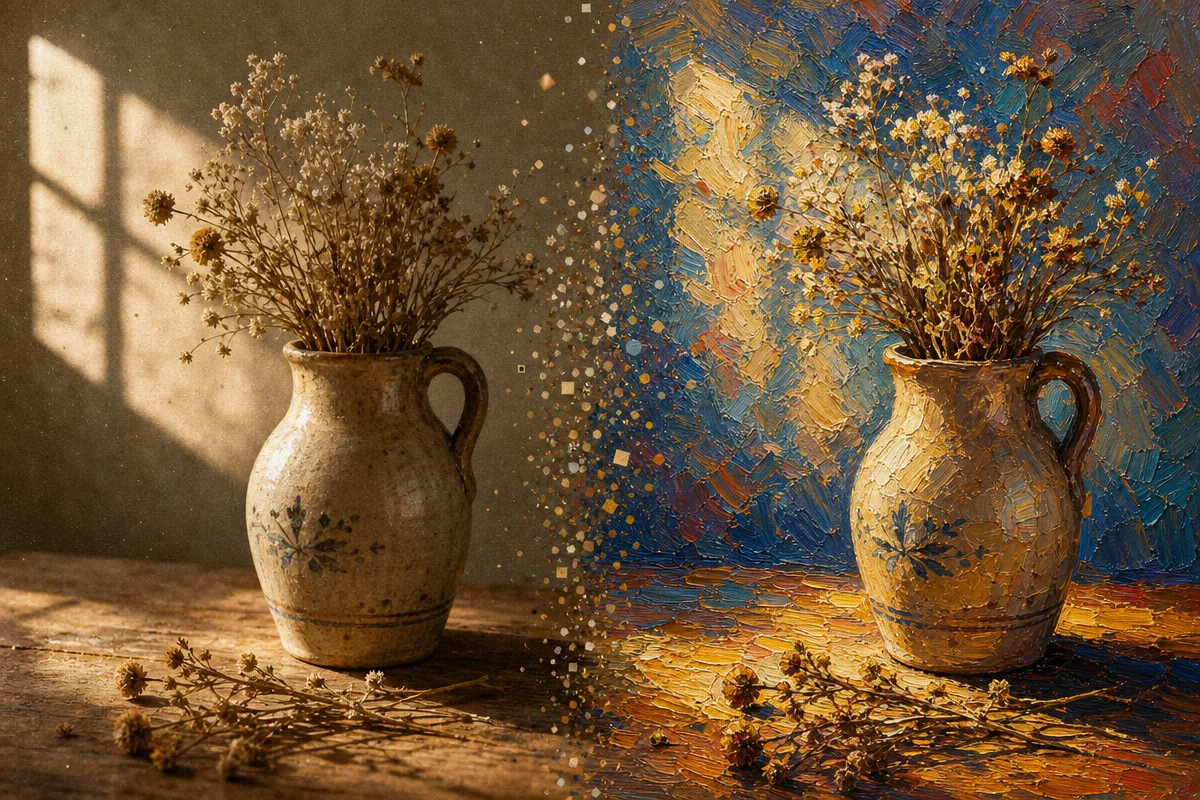 AI style transfer: how it works in Envato Shortcuts | Envato Blog